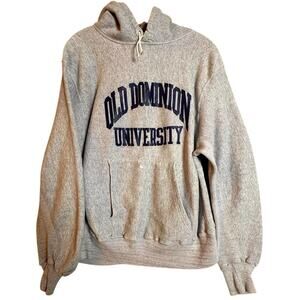 Vtg 80s MVP Pro Reverse Weave Old Dominion University‎ Crewneck Hoodie USA Sz XL